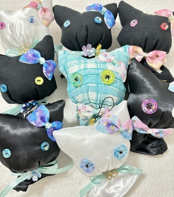 猫服【浴衣風ワンピ＊トンボ】完成品＆オーダー詳細 ハンドメイド 渡れる 