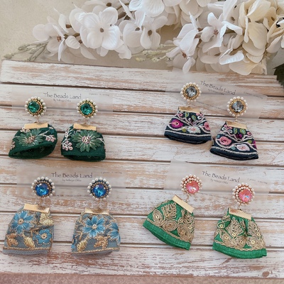 Swarovski ビートルブローチとイヤリングセット Swarovski ビートルブローチとイヤリングセット